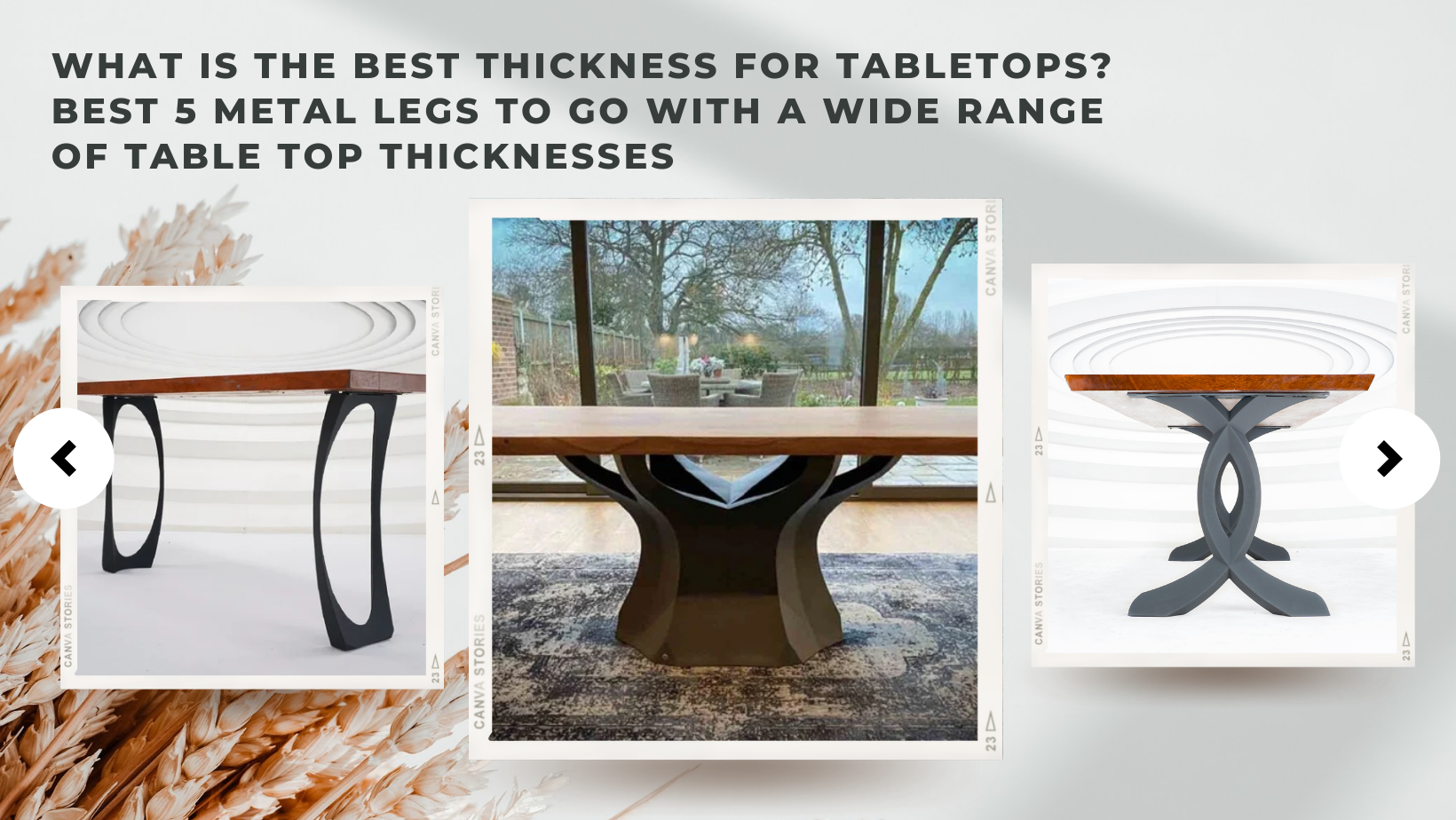 alarm fortvivlelse tjener What is The Best Thickness For Tabletops?