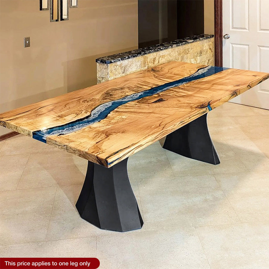 Metal Table Legs - 413 Ramo - 22W, 28H inch - Set of 1 pcs metal table legs round dining dining table furniture woodwork made in the usa gold table legs modern desk Steel farmhouse base granite table base glass industrial & rustic style heavy duty