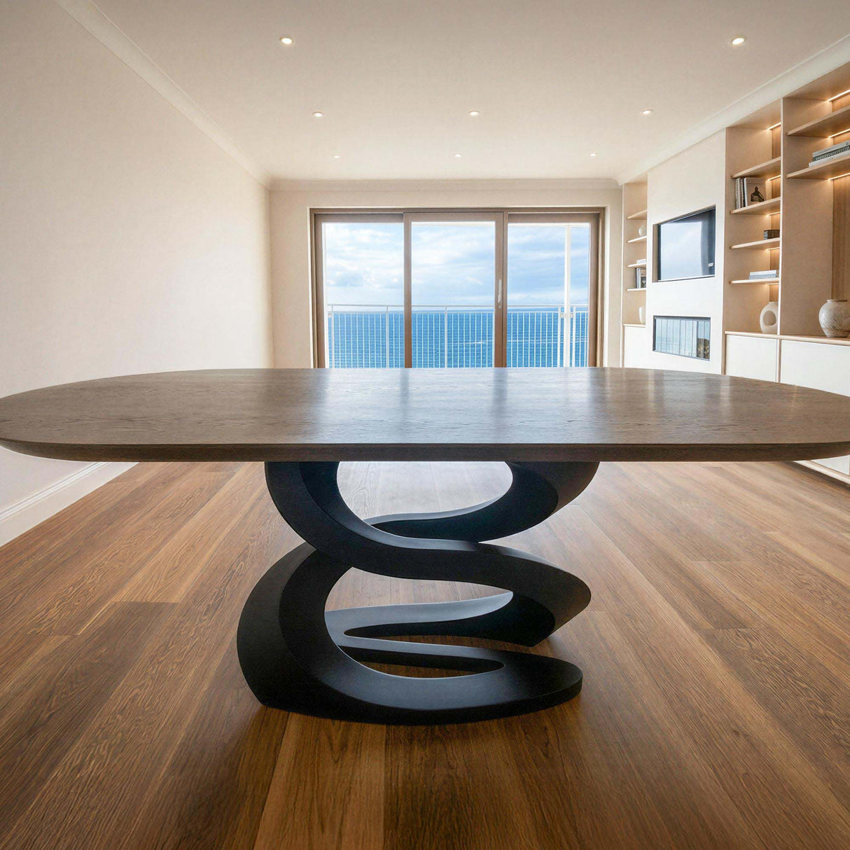 Table Base 28.4" H for Custom Dining Tables and DIY Project - 336 Onda