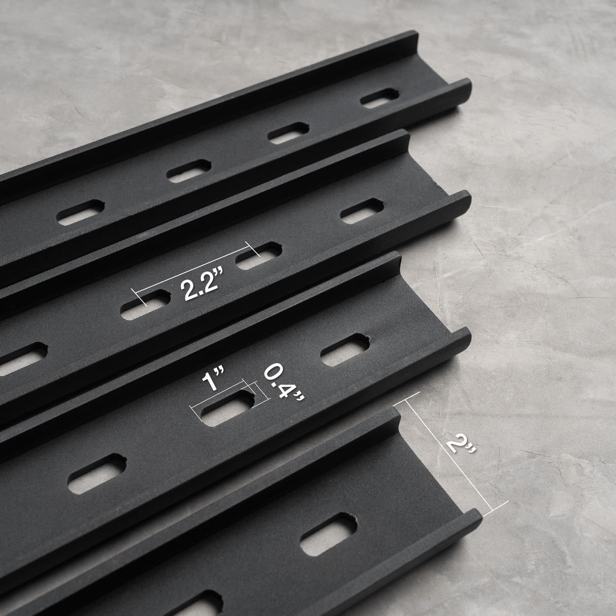 Reinforce C Channel for Tabletop | Multiple size | Set of 2 Pieces | Table Leg Hardware