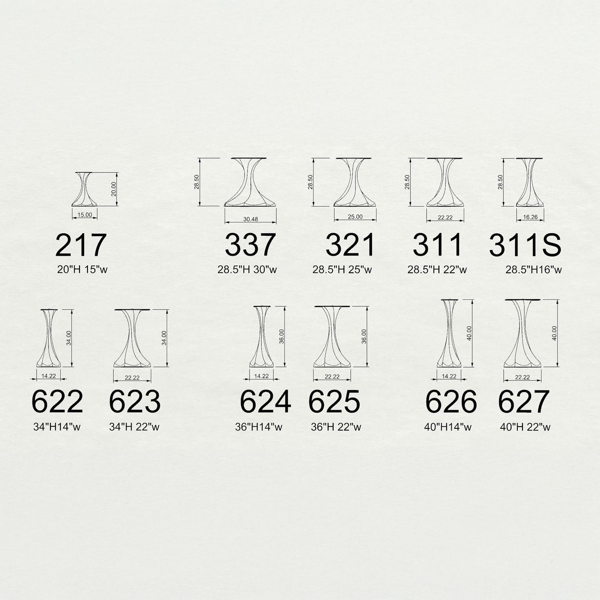 Table Base Lithe 28H Handmade Metal table base metal table bases table base only dining table base metal base for dining table table pedestal base metal metal base dining table heavy duty table base