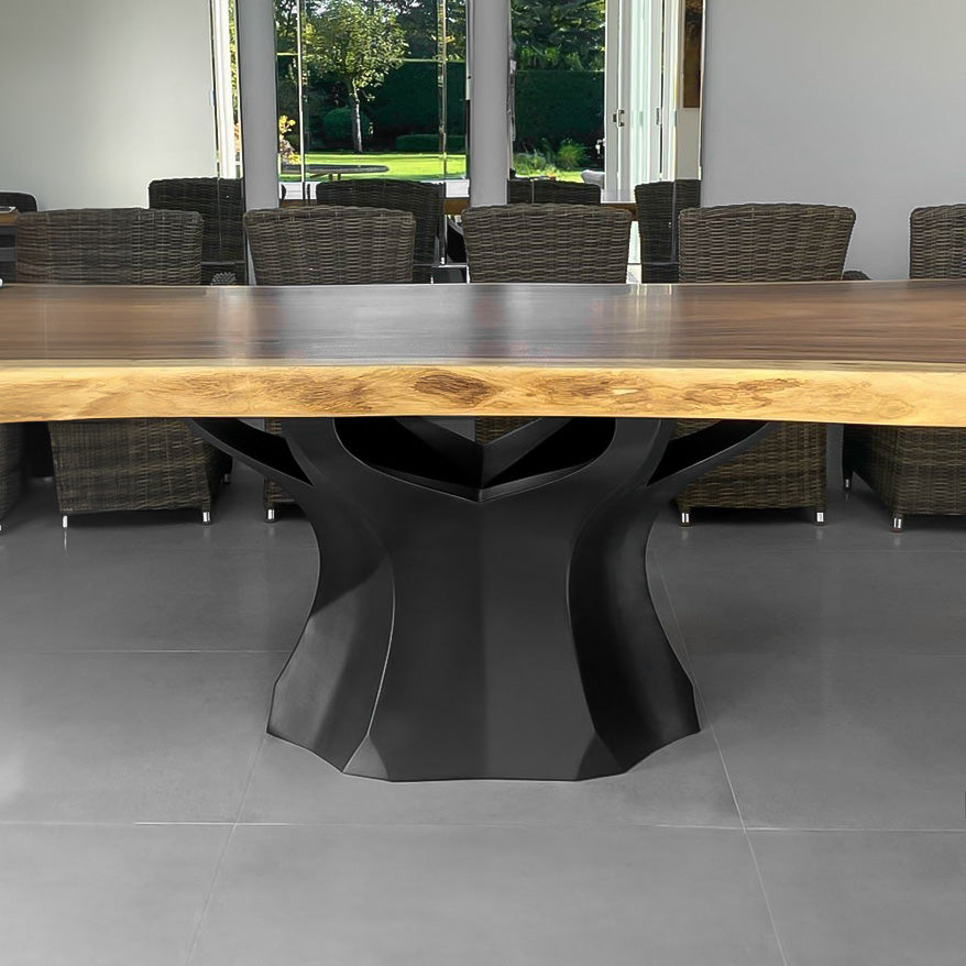 Metal Table Base - 303 Namu - 31, 22, 28H inch round table base farmhouse furniture legs coffee table base dining table base Pedestal table Base base for round table wooden dining table mid century modern home and living industrial and rustic style heavy duty