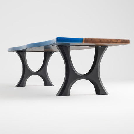 Bench Legs 103B Haru 16H for Dining Live Edge Tabletop metal legs for benches iron bench legs wood bench with metal legs wooden bench metal legs legs for bench