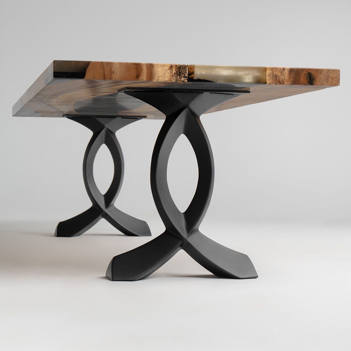 Bench Legs 108 Curva for Modern Wooden Tabletop bench table legs metal bench legs bench legs metal work bench legs tabletop