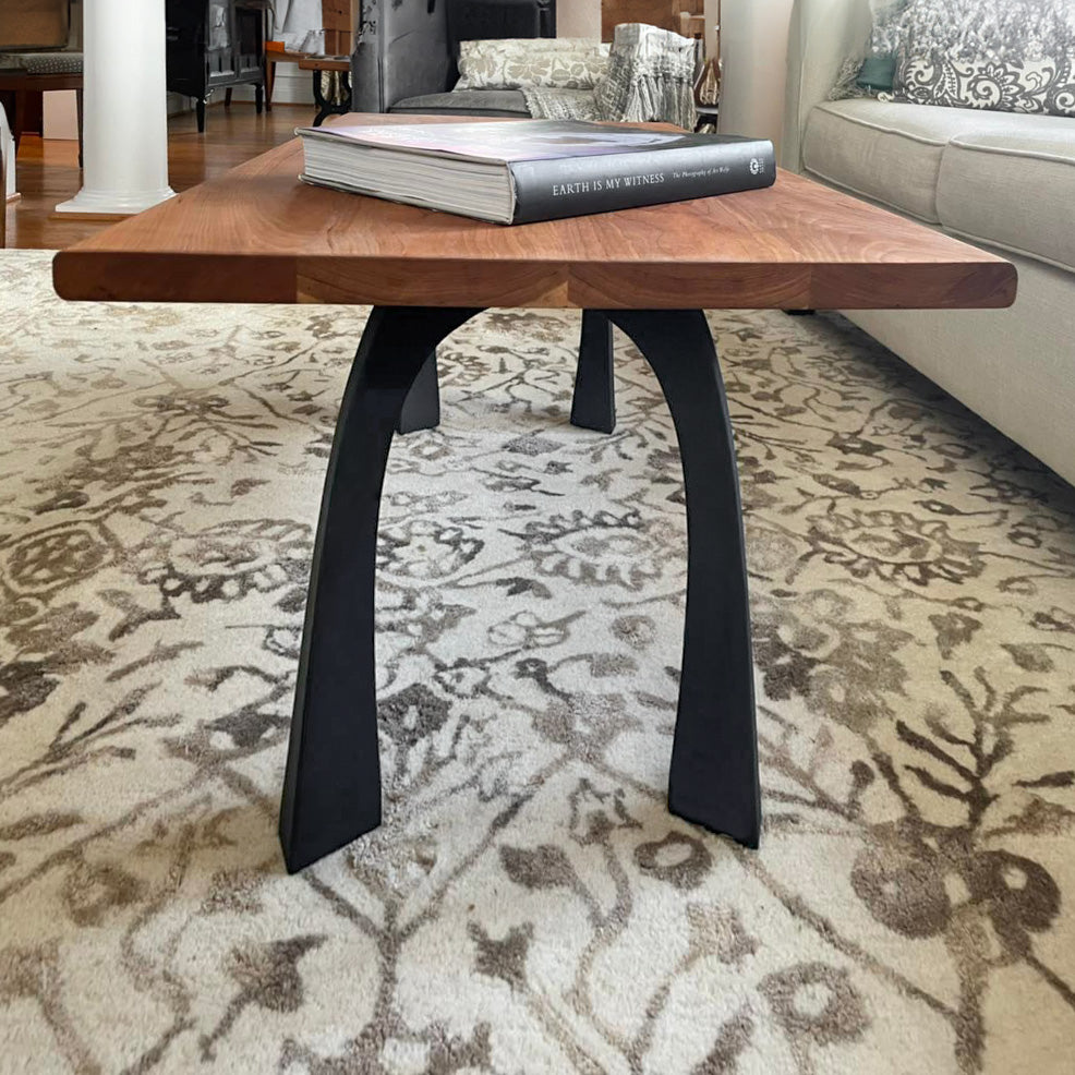 Bench Legs 116 Nura - 11W, 16H inch - Set of 2 pcs of FlowyLine Design Coffee Table Base for DIY furniture dining home decor epoxy woodworkmetal table bench legs furniture coffee table outdoor bench mid century modern pipe shelf unique coffee table End narrow bench metal legs for bench