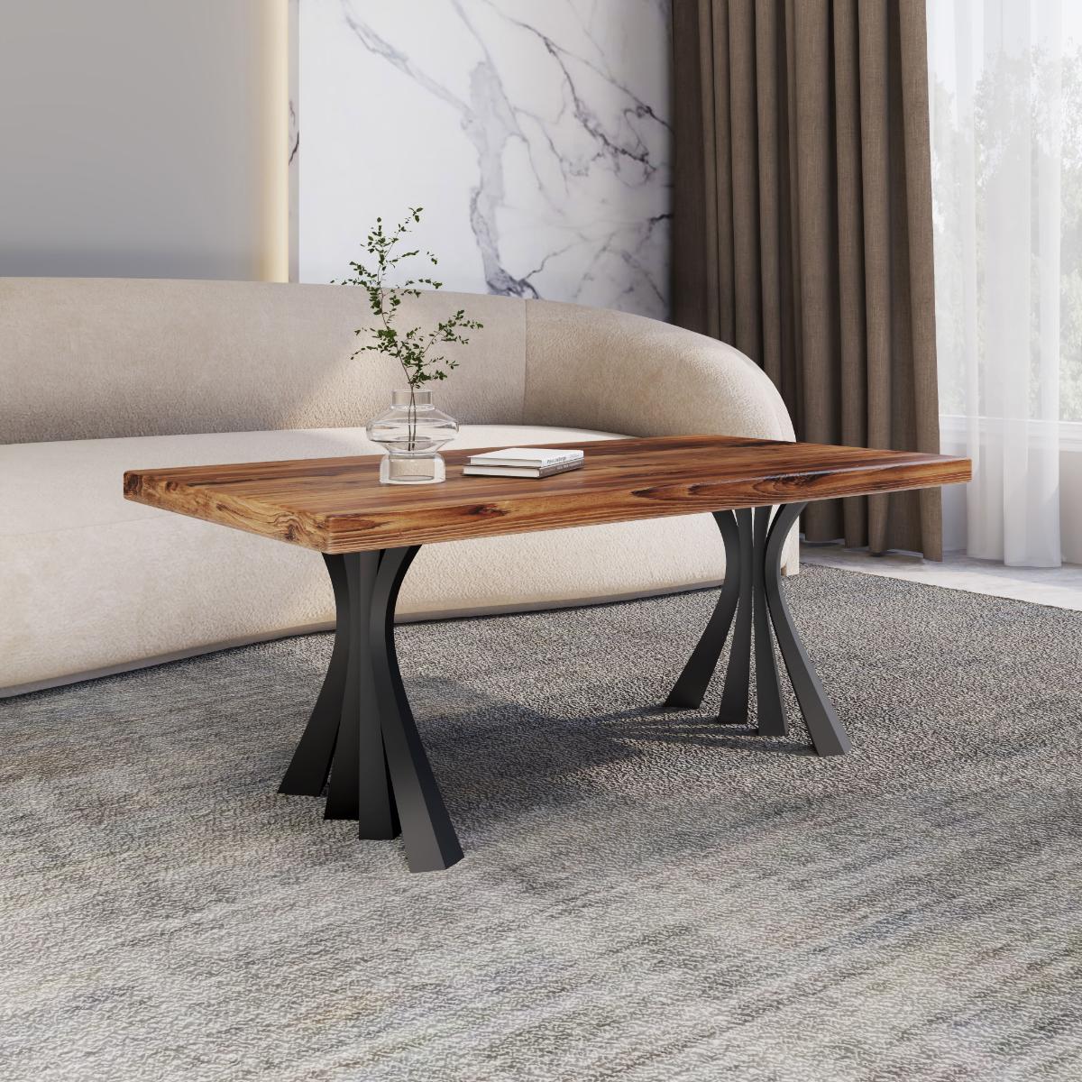 Bench Legs 126 Akro - 16H inch - Set of 2 pcs of FlowyLine Design Coffee Table Base for DIY furniture dining home decor epoxy woodworkmetal table legs steel bench legs coffee table farmhouse outdoor bench metal coffee table handmade home decor woodwork mid century modern rustic table legs metal legs for bench