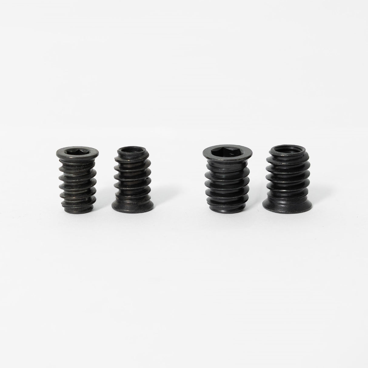 threaded inserts and bolts m6 and m8