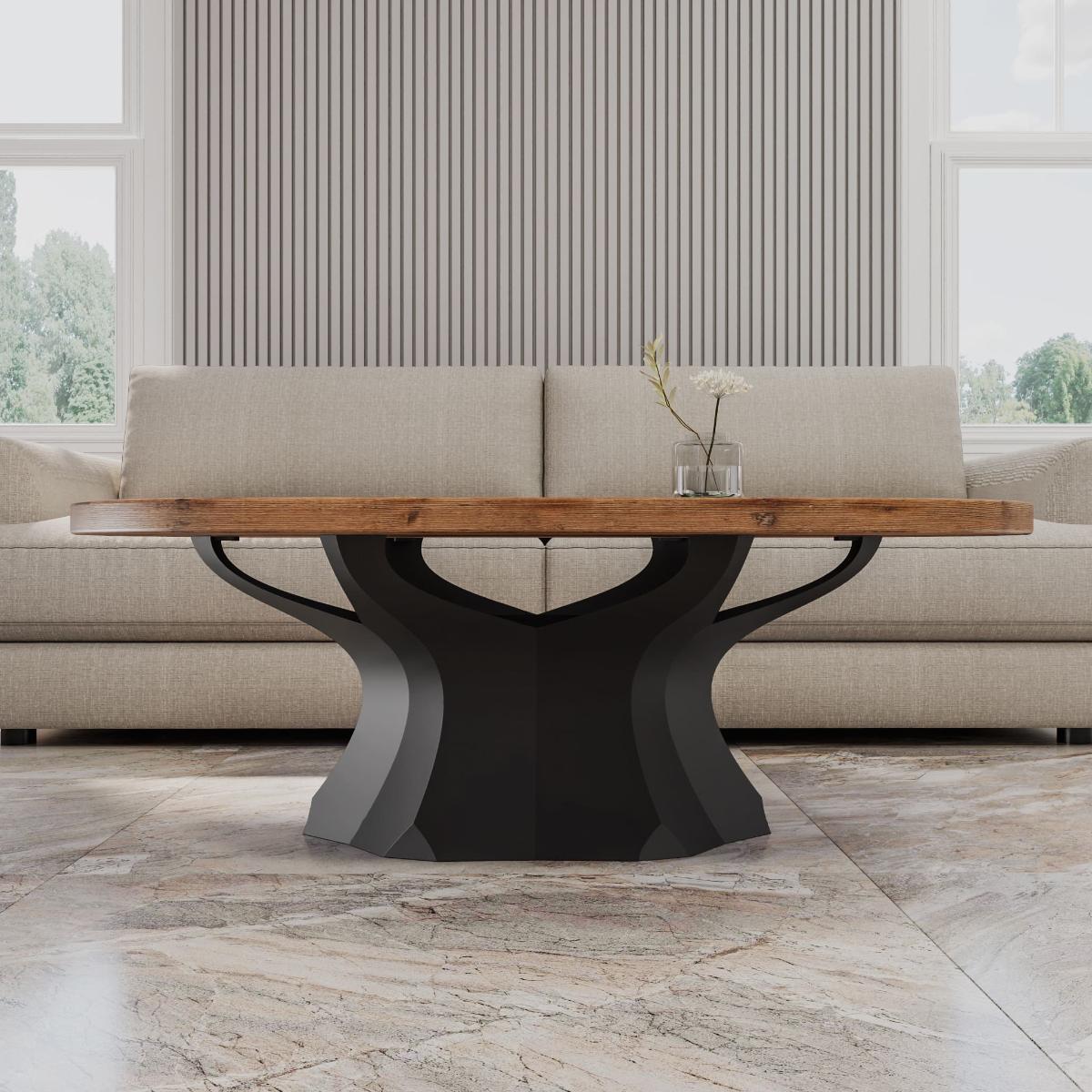 Coffee Table Base 16.5" H Tree Trunk for DIY Handmade - 215/229 Namu