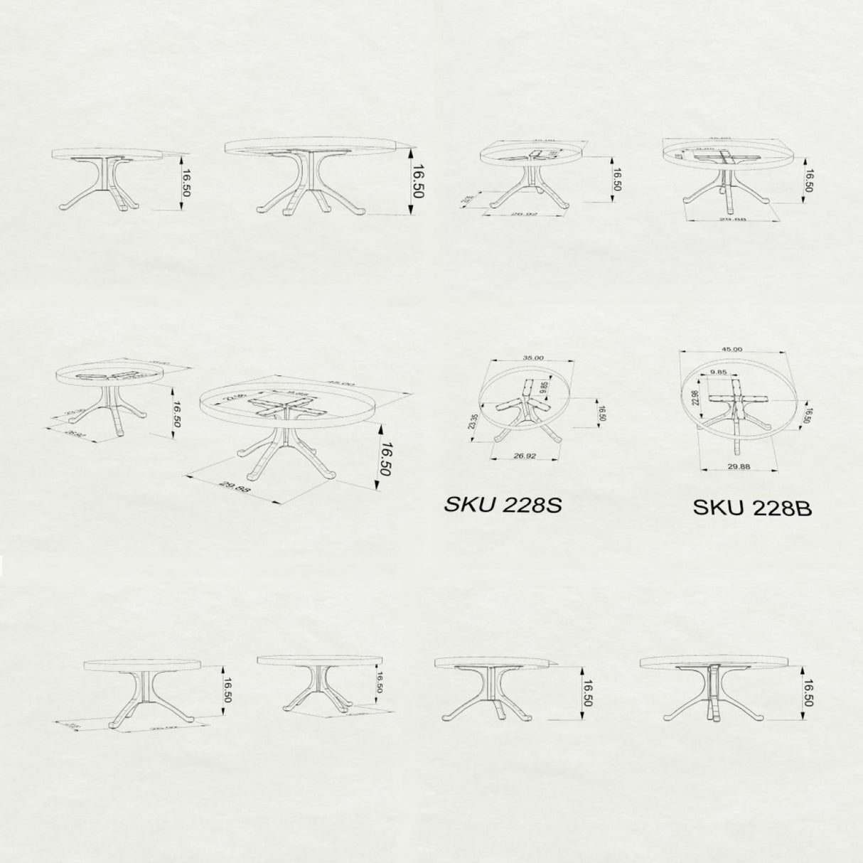 Coffee Table Base 228 Wishbone 16H Metal Furniture for Round Table Top table base metal table base dining table base table base only round table base round table base only