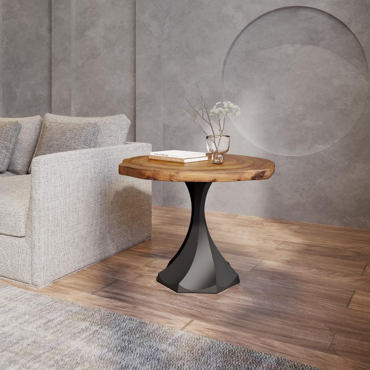 End Table Base 217 Lithe 20H Modern Tulip Design
