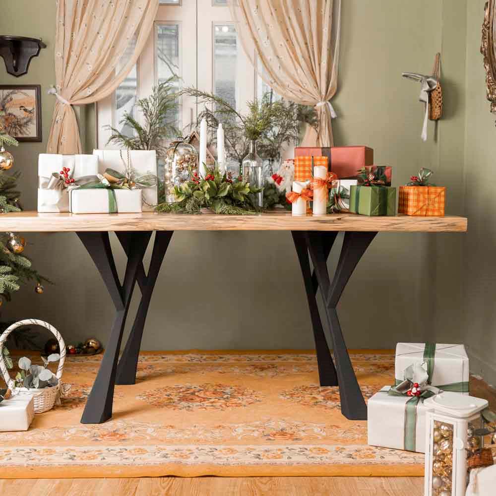 Furniture Legs 505 Udo for Dining Live Edge Tabletop metal table legs for sale industrial table legs iron legs