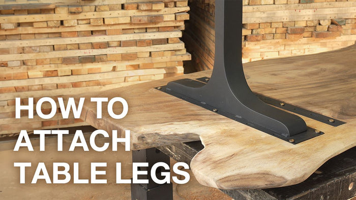 how to attach modern furniture legs