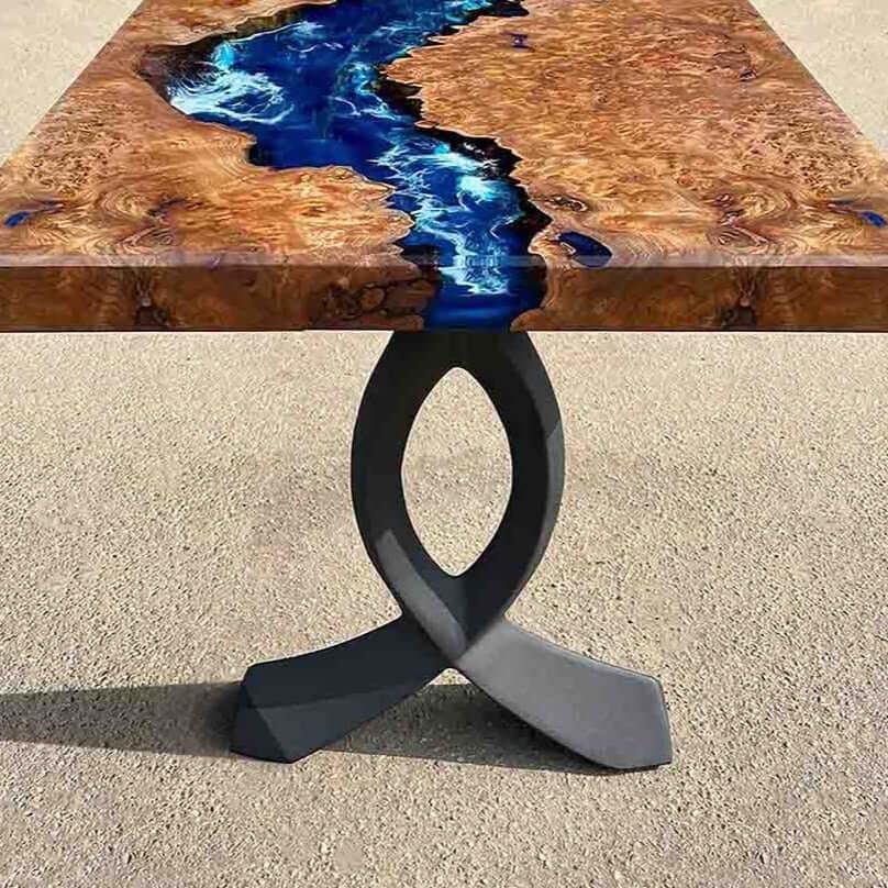 Bench Legs 108 Curva for Modern Wooden Tabletop modern bench legs metal bench legs bench legs metal work bench legs