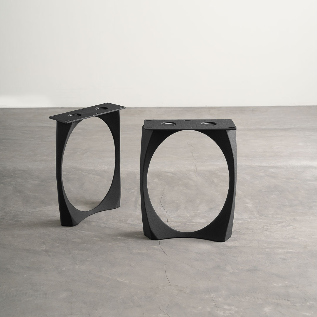 Bench Legs 110 Oria 16H for Woodworking, Live Edge Tabletop Coffee Table Base for DIY furniture dining home decor epoxy woodworkbench legs flowyline legs modern coffee table metal side table kitchen table legs set of bench legs trapezoid c bench frame hair pin legs walnut legs tapered