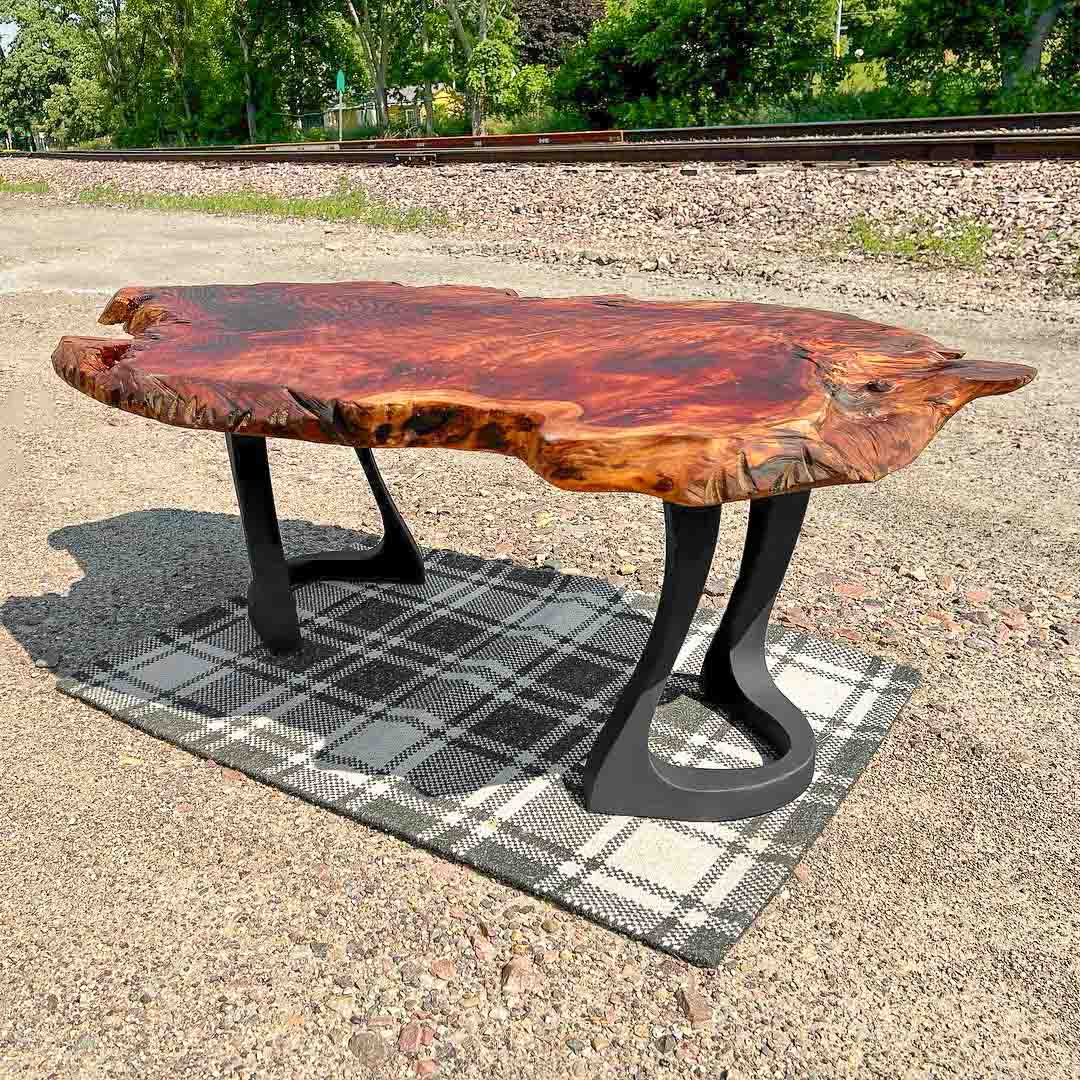 Bench Legs 117 Uzar 16H for Woodworking, Live Edge Tabletop Flowyline Design Coffee Table Base for DIY furniture dining home decor epoxy woodworkbench steel table legs farmhouse outdoor bench metal coffee table round stool legs modern desk small bench charcuterie narrow wood bench modern metal legs for bench