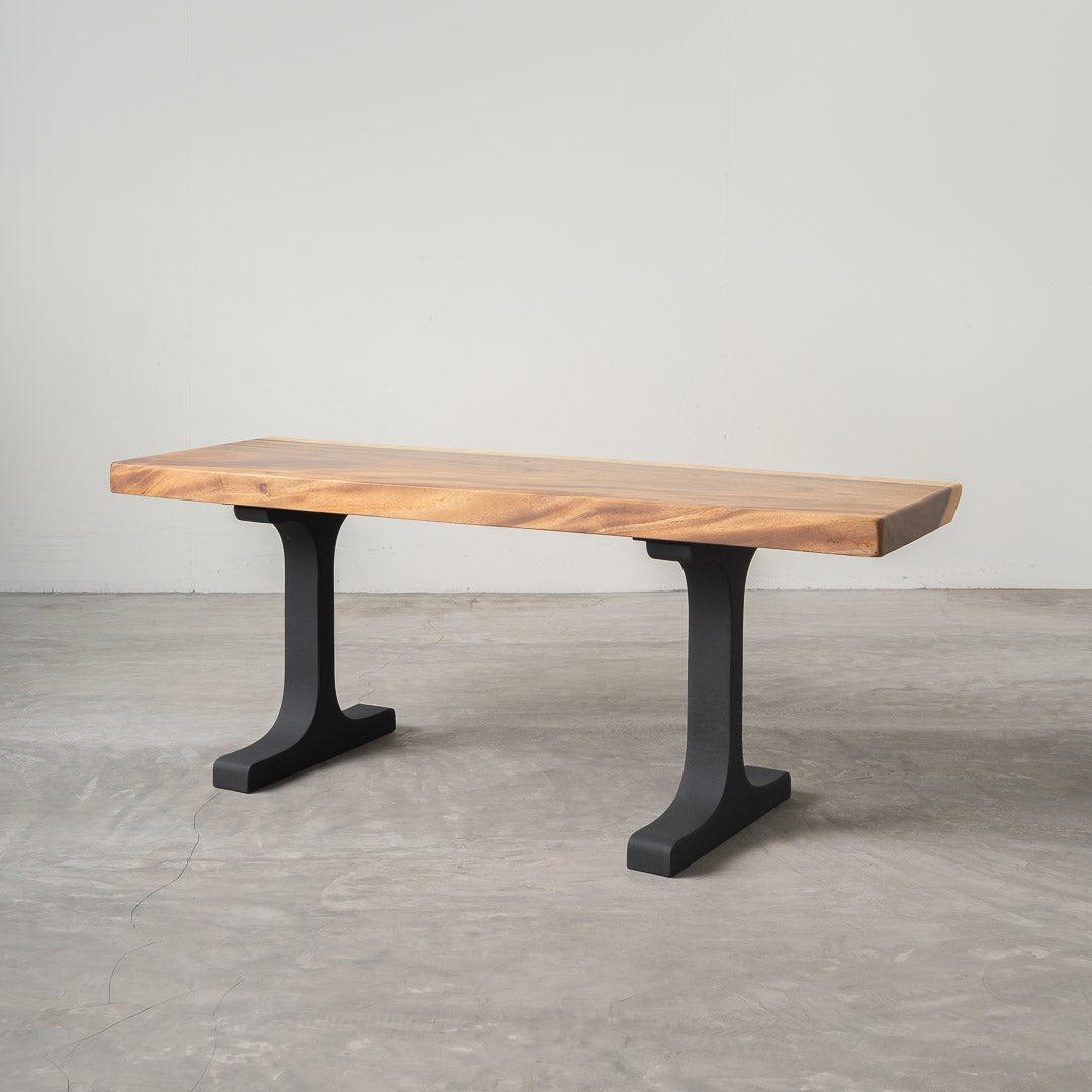 modern bench legs metal wineglass 102 set for dining and seating benches