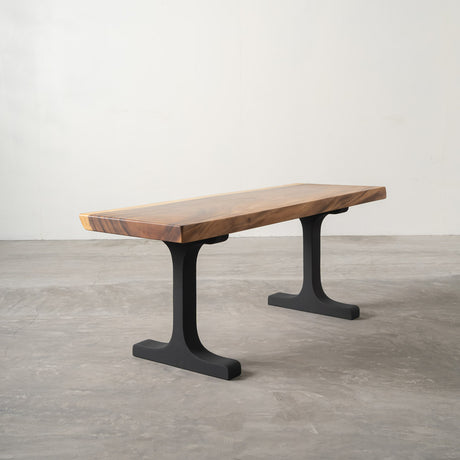 Wineglass 102 bench legs 16-inch height for wood and live edge benches