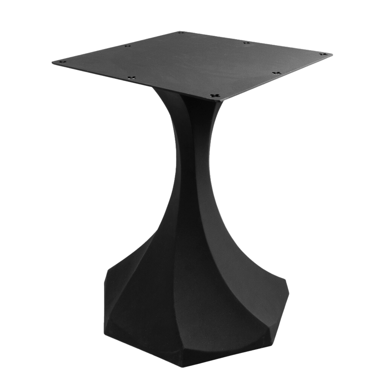 Metal Table Base - 311 Uzar - 21, 21, 28H inch table legs table base furniture legs mid century modern base for table top pedestal table base Round dining and kitchen side table Round Dining Base living room glass table base home and living industrial and rustic style heavy duty