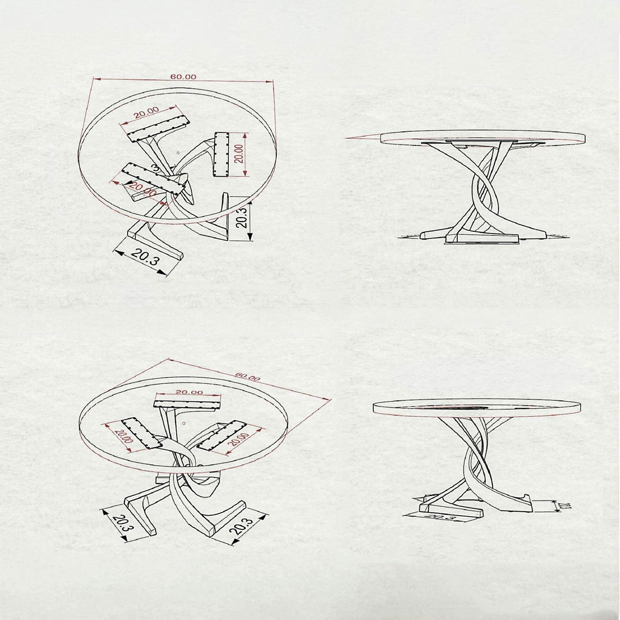 Metal Table Base - 315 Mamba - 20W, 28H inch round dining table base mid century modern Pedestal stand kitchen pedestal table base base for table top steel oval glass granite home and living industrial and rustic style heavy duty