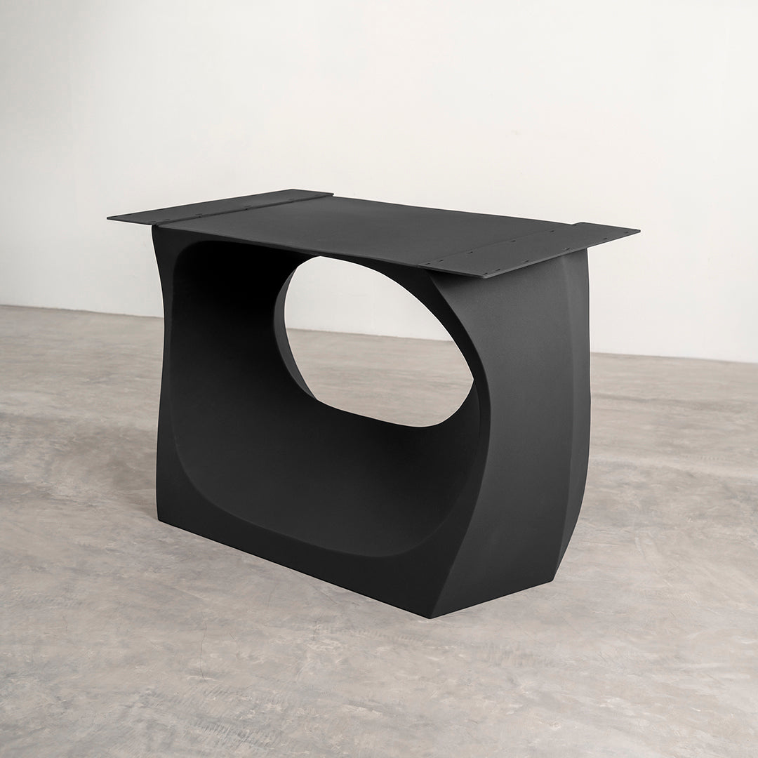 Metal Table Base - 308 Odila - 39, 23, 28H inch table legs table base wood desk trestle table Pedestal table Base round dining table steel table base granite iron trestle glass table base home and living industrial and rustic style heavy duty