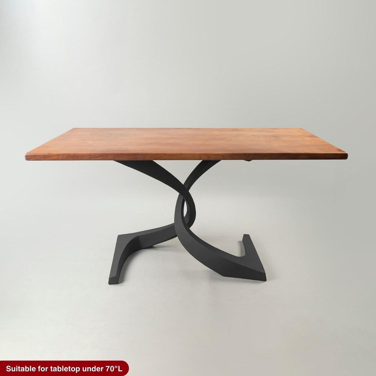 Metal Table Base - 315 Mamba - 20W, 28H inch round dining table base mid century modern Pedestal stand kitchen pedestal table base base for table top steel oval glass granite home and living industrial and rustic style heavy duty