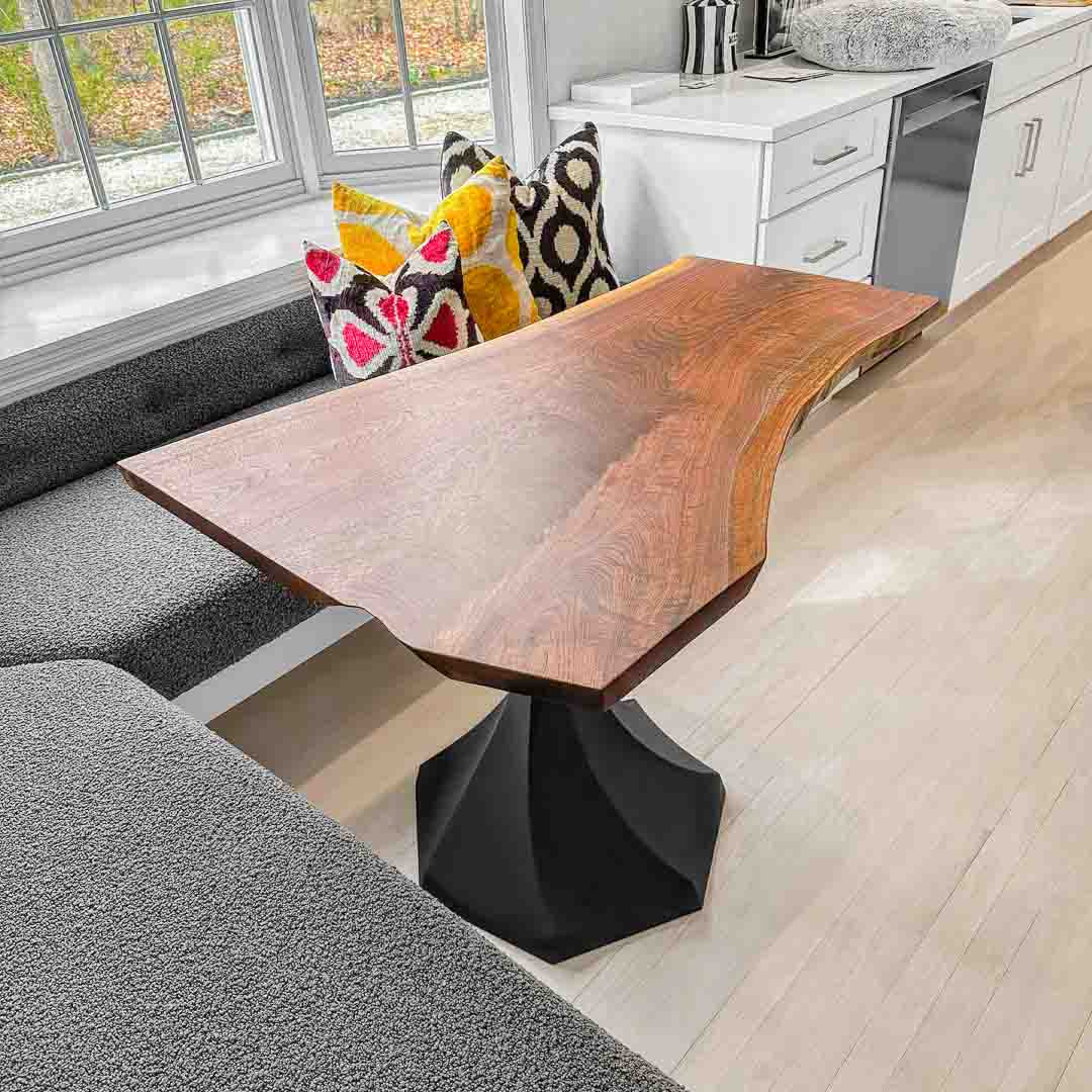 Metal Table Base - 311 Uzar - 21, 21, 28H inch table legs table base furniture legs mid century modern base for table top pedestal table base Round dining and kitchen side table Round Dining Base living room glass table base home and living industrial and rustic style heavy duty