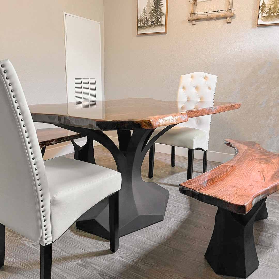 Metal Table Base - 304 Dentro - 31, 22, 28H inch table base table legs tulip table base for table top pedestal base furniture legs steel table base handmade furniture oval dining table Glass Table Base trestle table base home and living industrial and rustic style heavy duty