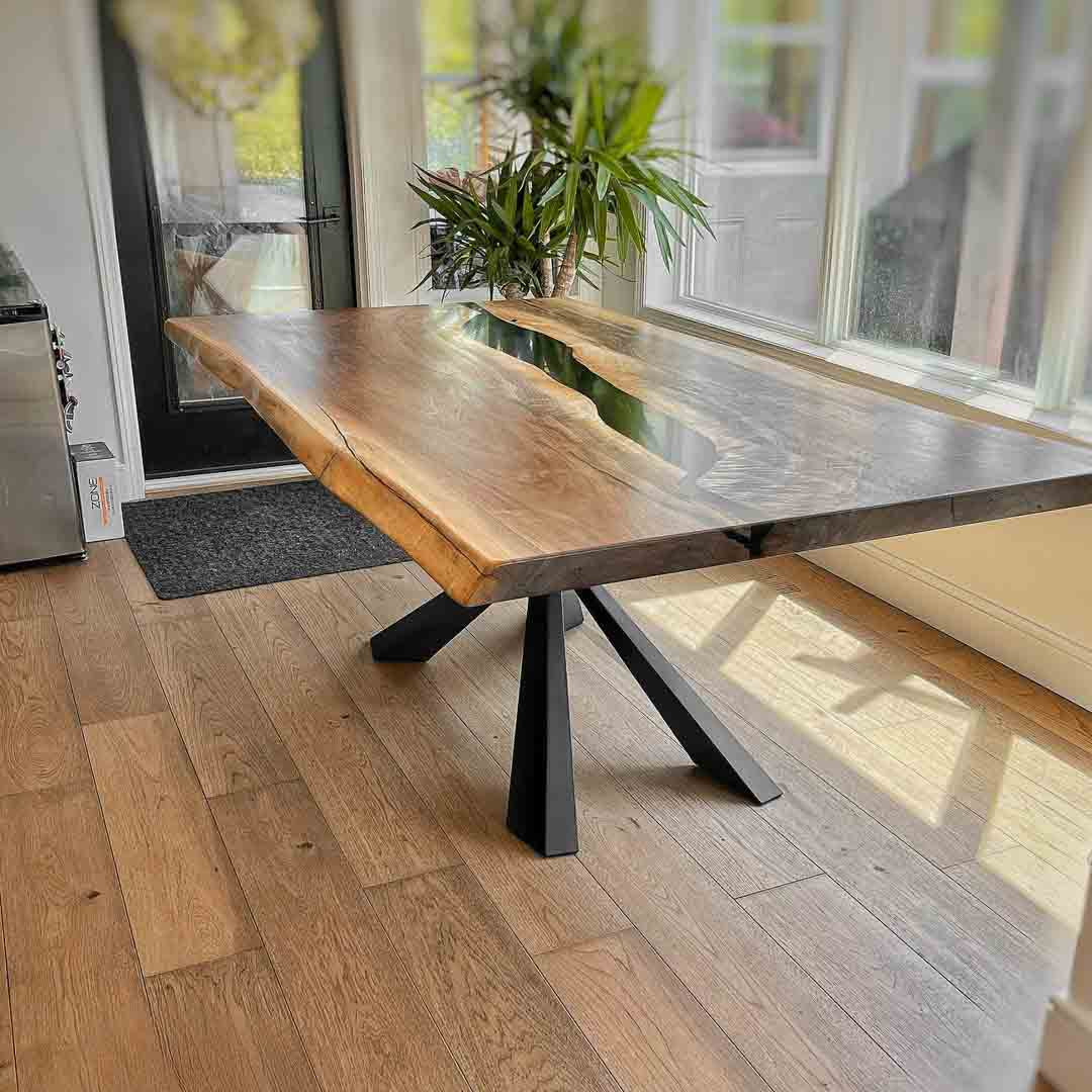 Metal Table Base - 313 Summa - 43, 20, 28H inch dining table base coffee Pedestal base base for table top tulip table base steel side table granite iron trestle table base home and living industrial and rustic style heavy duty