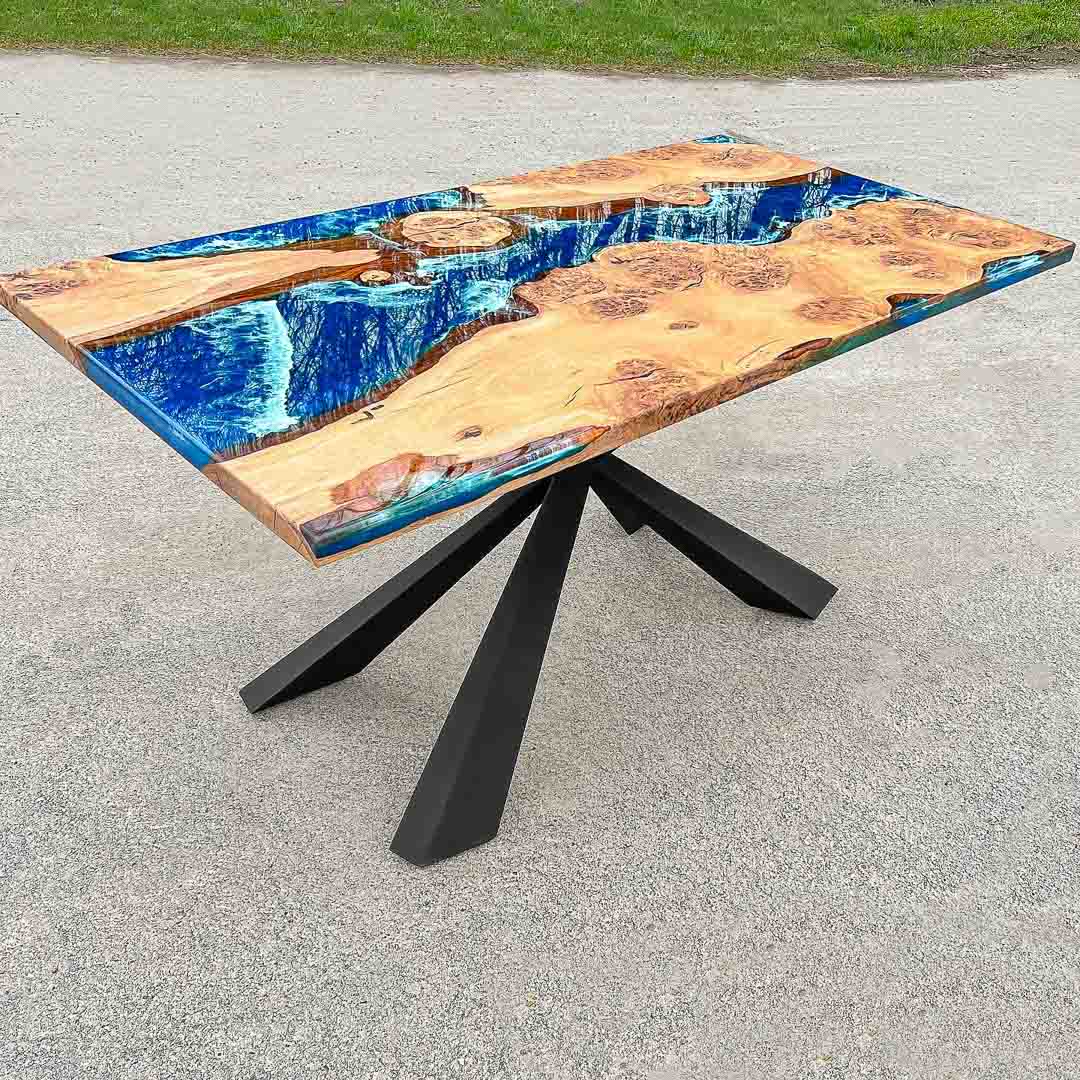 Metal Table Base - 313 Summa - 43, 20, 28H inch dining table base coffee Pedestal base base for table top tulip table base steel side table granite iron trestle table base home and living industrial and rustic style heavy duty