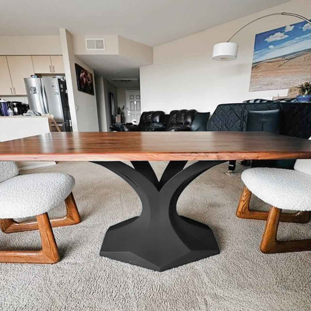 Table Base 304 Dentro for Dining Design Furniture legs steel table base handmade furniture oval dining table Glass