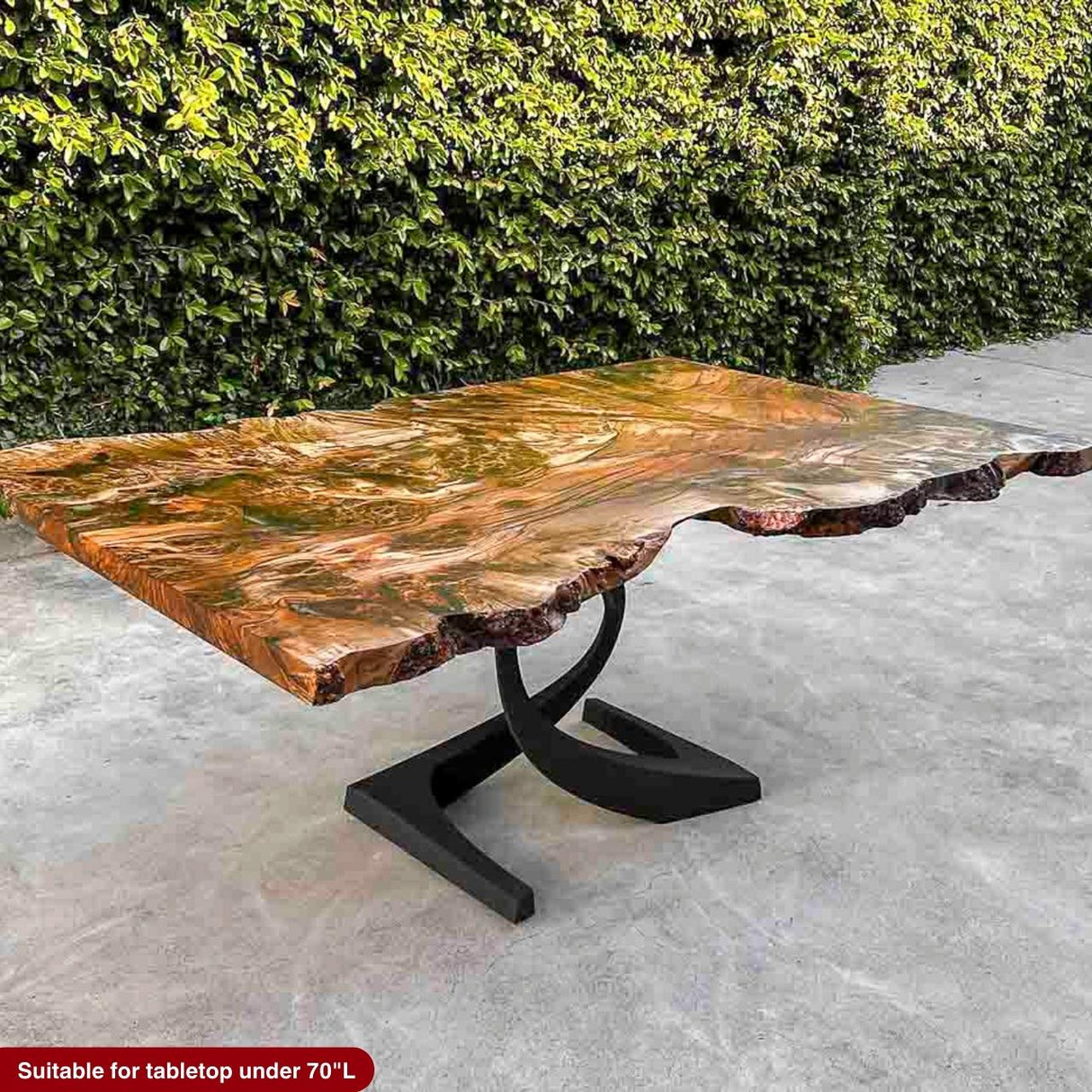 Metal Table Base - 315 Mamba - 20W, 28H inch round dining table base mid century modern Pedestal stand kitchen pedestal table base base for table top steel oval glass granite home and living industrial and rustic style heavy duty