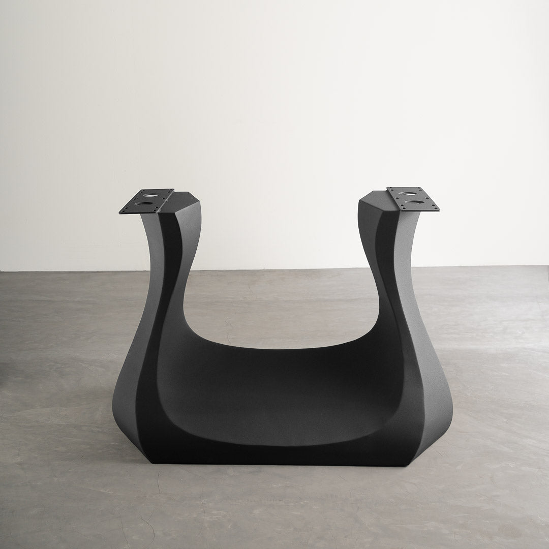 Metal Table Base - 302 Uilani2 - 39, 22, 28H inch metal table legs round table base round dining trestle table tulip Pedestal table Base steel glass trestle table base home and living industrial and rustic style heavy duty