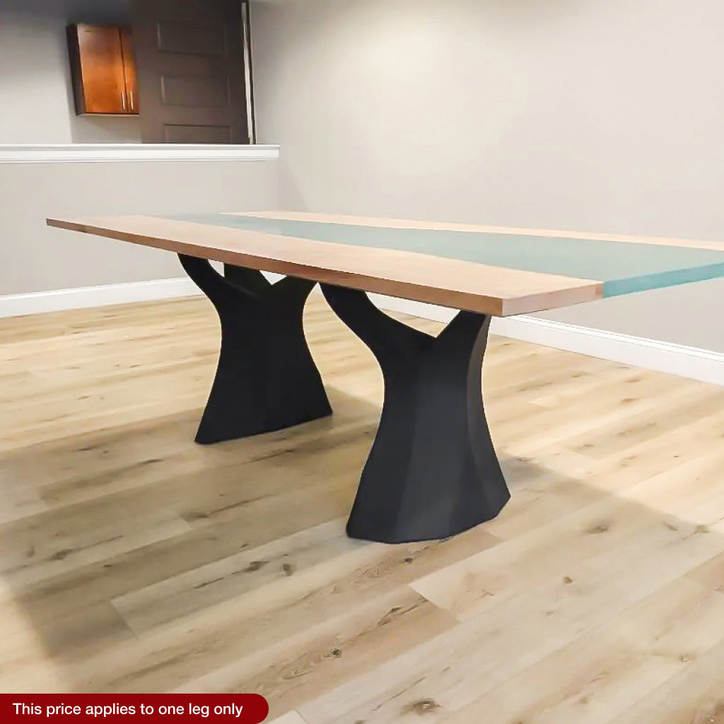 Metal Table Legs - 413 Ramo - 22W, 28H inch - Set of 1 pcs metal table legs round dining dining table furniture woodwork made in the usa gold table legs modern desk Steel farmhouse base granite table base glass industrial & rustic style heavy duty