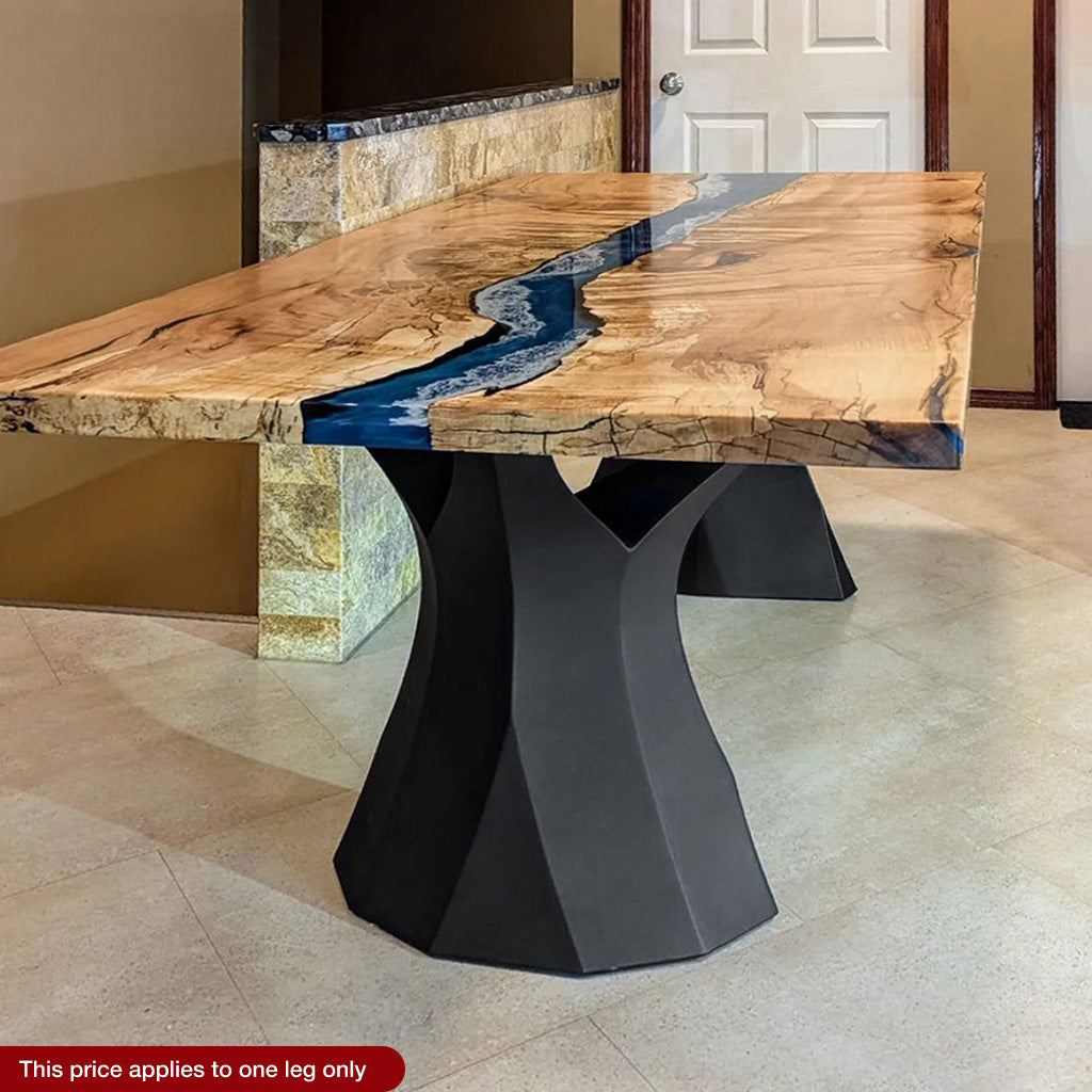 Metal Table Legs - 413 Ramo - 22W, 28H inch - Set of 1 pcs metal table legs round dining dining table furniture woodwork made in the usa gold table legs modern desk Steel farmhouse base granite table base glass industrial & rustic style heavy duty