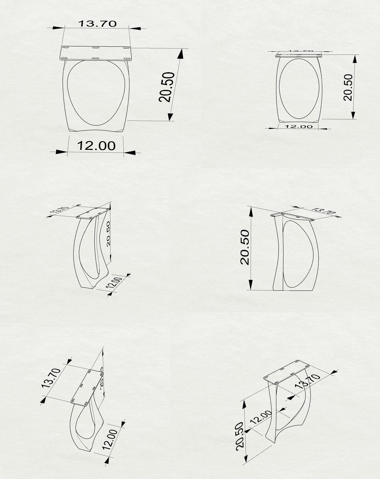 Metal Bench Legs - 218 Cleo - W12" x H20" - Set 2 pcs of FlowyLine âœâ€Â︠Coffee Table Base for DIY furniture dining home decor epoxy woodworktable legs steel table bench legs coffee table farmhouse outdoor furniture metal coffee table woodwork industrial narrow wood bench bench for entryway x bench legs