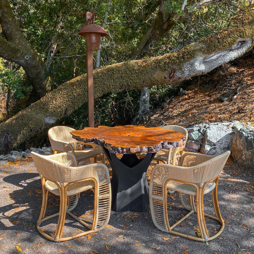 round dining table base