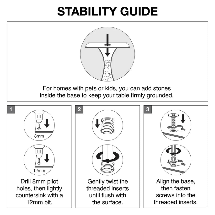 Bar Table Base 626/627 Lithe 40" H Industrial Style