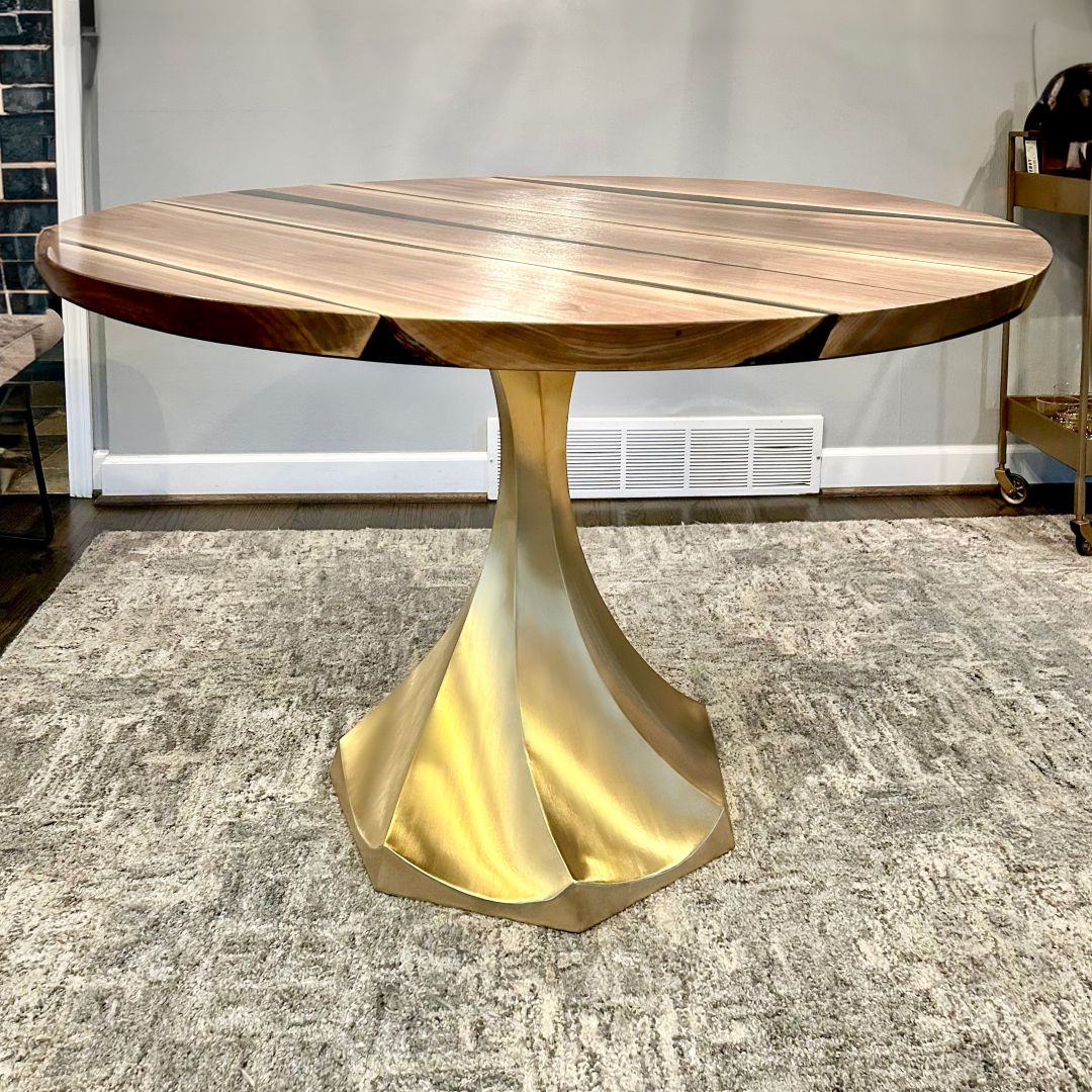 stainless steel gold table legs