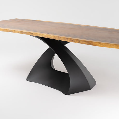 Metal Table Base - 307 Tulipe - 28H inch dining table base metal table base table legs mid century modern Mid Century round dining table furniture legs desk oval pedestal table Kitchen and Dining Pedestal Table Base home and living industrial and rustic style heavy duty