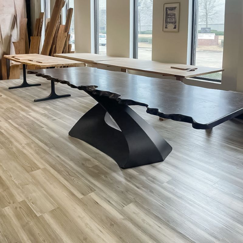 Table Base 307 Tulipe 28H Metal Industrial Design Furniture metal pedestal base for dining table pedestal metal table base metal table base pedestal