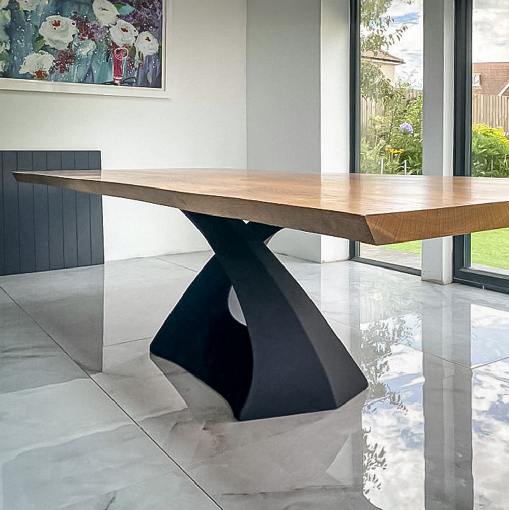 Metal Table Base - 307 Tulipe - 28H inch dining table base metal table base table legs mid century modern Mid Century round dining table furniture legs desk oval pedestal table Kitchen and Dining Pedestal Table Base home and living industrial and rustic style heavy duty