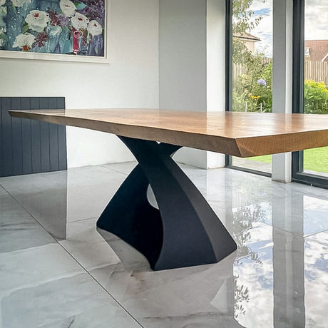 Metal Table Base - 307 Tulipe - 28H inch dining table base metal table base table legs mid century modern Mid Century round dining table furniture legs desk oval pedestal table Kitchen and Dining Pedestal Table Base home and living industrial and rustic style heavy duty