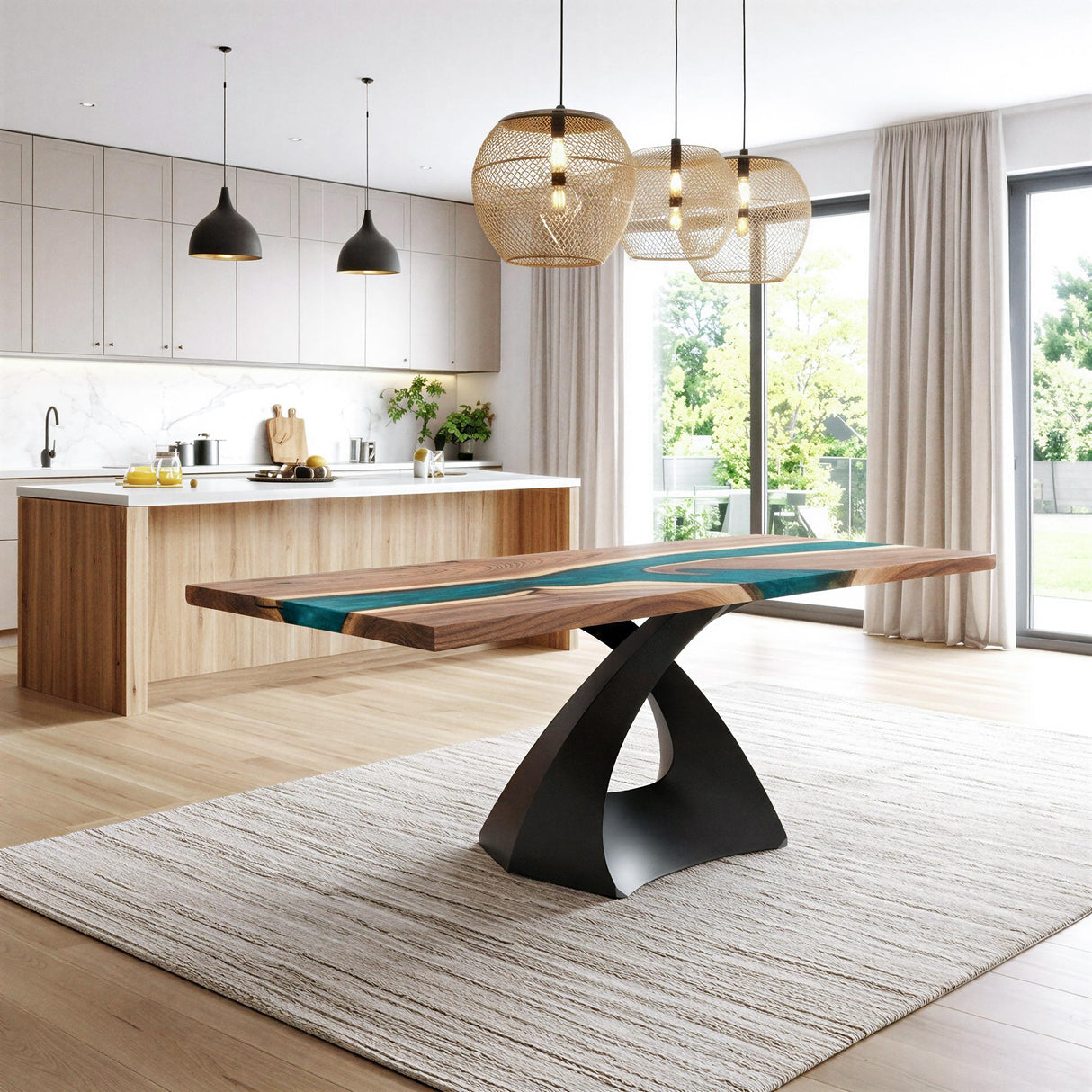 Metal Table Base - 307S Tulipe - 28H inch dining table base metal table base table legs mid century modern Mid Century round dining table furniture legs desk oval pedestal table Kitchen and Dining Pedestal Table Base home and living industrial and rustic style heavy duty