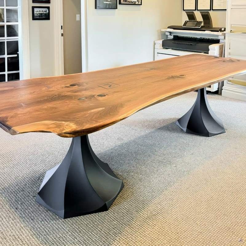 Metal Table Base - 311 Uzar - 21, 21, 28H inch table legs table base furniture legs mid century modern base for table top pedestal table base