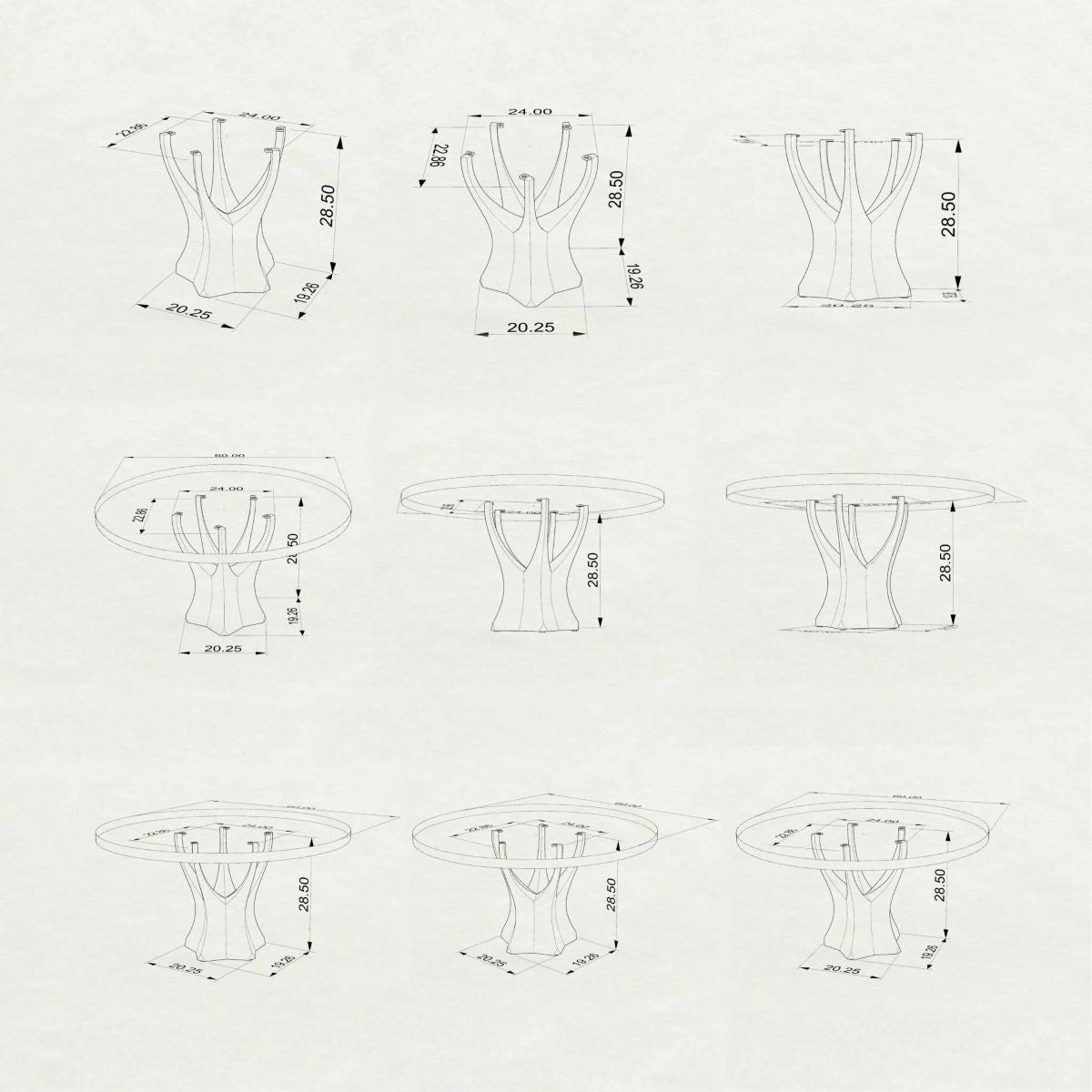 Metal Table Base - 317 Namu - 21, 20, 28H inch table base dining trestle tulip Pedestal Base wooden table legs pipe table base steel wood handmade furniture table base kit home and living industrial and rustic style heavy duty