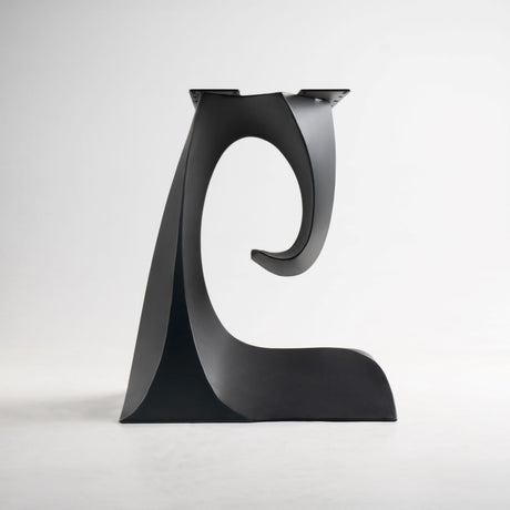 Table Base 326 Crest 28H Modern Metal Dining Furniture; base for glass top table; modern table base for glass top; dining table base for rectangle glass top;