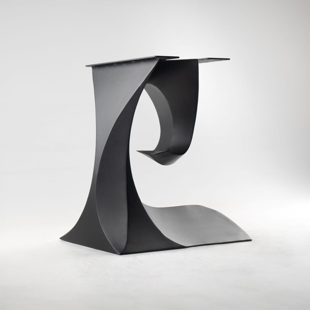 Table Base 326 Crest 28H Modern Metal Dining Furniture; base for glass top table; modern table base for glass top; dining table base for rectangle glass top;