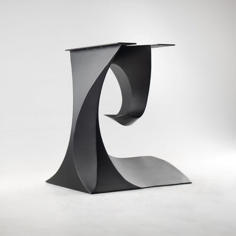 Table Base 326 Crest 28H Modern Metal Dining Furniture; base for glass top table; modern table base for glass top; dining table base for rectangle glass top;