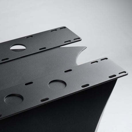 Table Base 326 Crest 28H Modern Metal Dining Furniture; fluted base coffee table; fluted base dining table; round dining table fluted base;