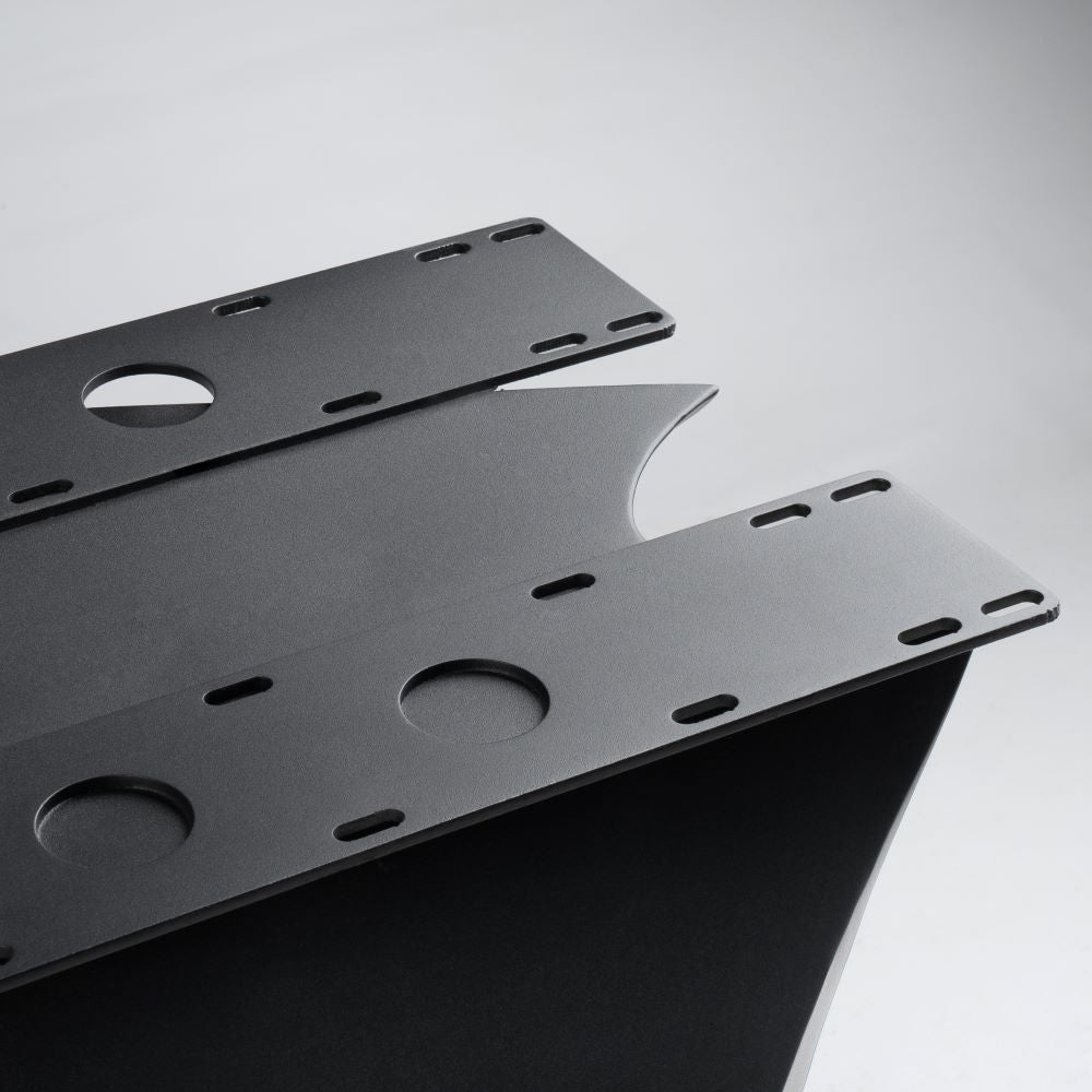 Table Base 326 Crest 28H Modern Metal Dining Furniture; fluted base coffee table; fluted base dining table; round dining table fluted base;